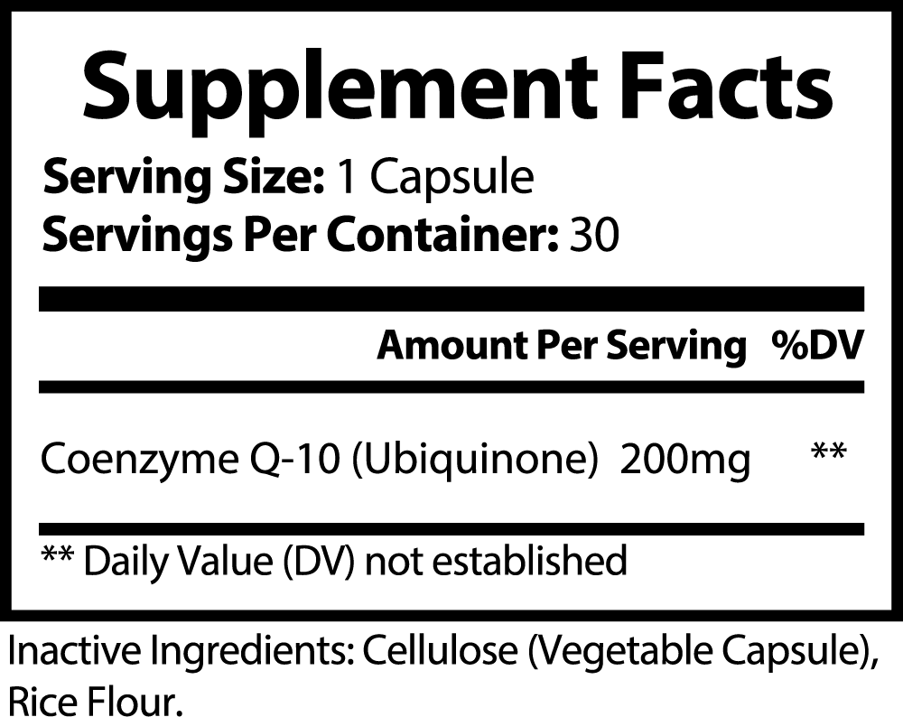 CoQ10 (Coenzyme Q10 Ubiquinone)