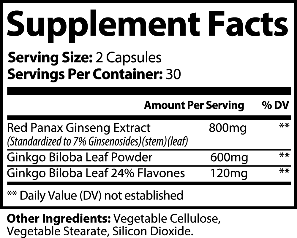 Ginseng (+ Ginkgo Biloba)