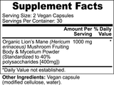 Lion's Mane Mushroom (1,000mg)