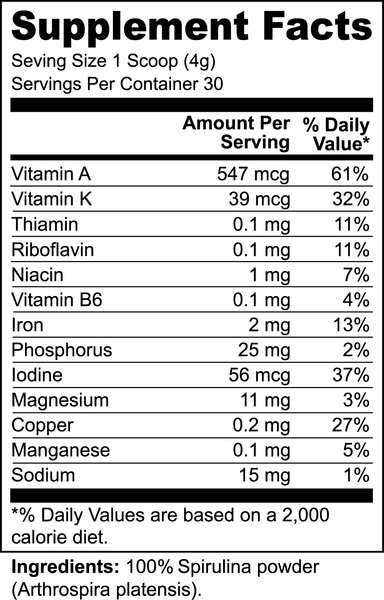 Spirulina Powder (Organic)